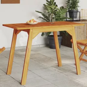 Tömör akácfa kerti étkezőasztal 110 x 56 x 75 cm
