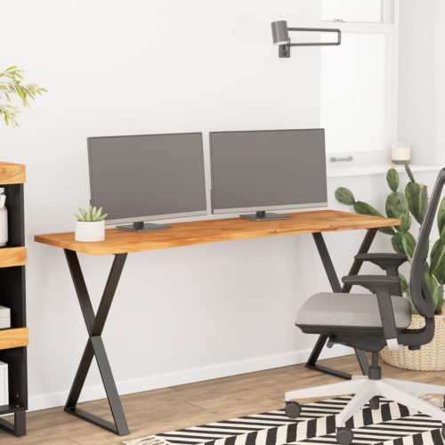 tömör akácfa téglalap alakú asztallap 140 x 50 x 2,5 cm