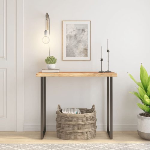 tömör akácfa téglalap alakú asztallap 90 x 40 x 2,5 cm