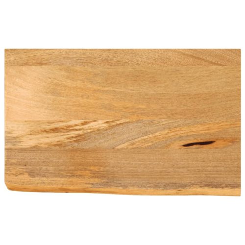 tömör mangófa természetes élű asztallap 60 x 30 x 2,5 cm