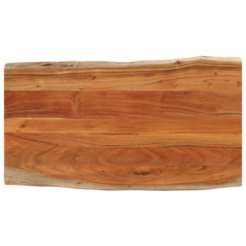 tömör akácfa téglalap alakú asztallap 120x60x2,5 cm