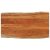 tömör akácfa téglalap alakú asztallap 100x60x3,8 cm