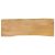 tömör mangófa természetes élű asztallap 120 x 40 x 2,5 cm