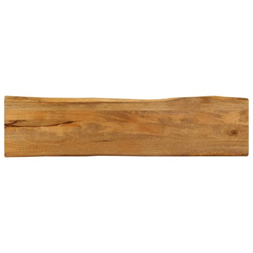 tömör mangófa természetes élű asztallap 180 x 40 x 2,5 cm