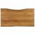 tömör mangófa természetes élű asztallap 110 x 60 x 2,5 cm