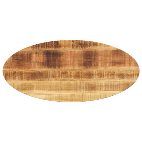 tömör mangófa ovális asztallap 90 x 40 x 2,5 cm