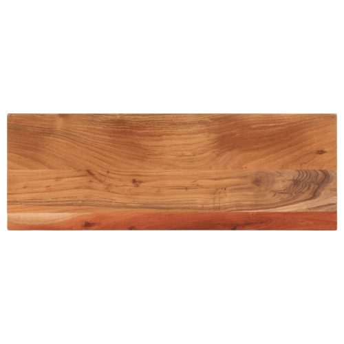tömör akácfa téglalap alakú asztallap 80x40x2,5 cm
