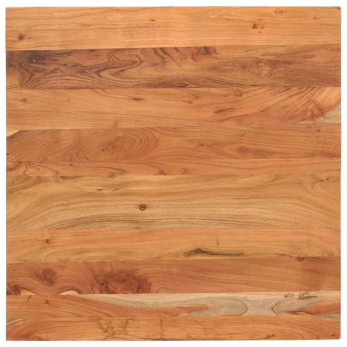 tömör akácfa négyzet alakú asztallap 70x70x2,5 cm