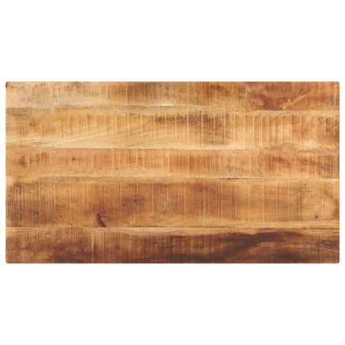 tömör nyers mangófa téglalap alakú asztallap 100 x 50 x 3,8 cm