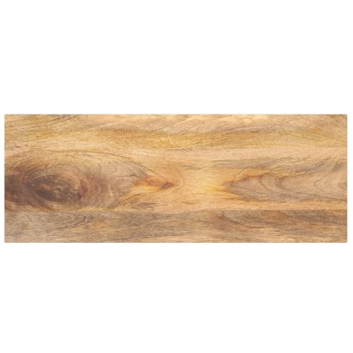 tömör mangófa téglalap alakú asztallap 90x40x3,8 cm