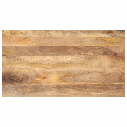 tömör mangófa téglalap alakú asztallap 110x50x3,8 cm