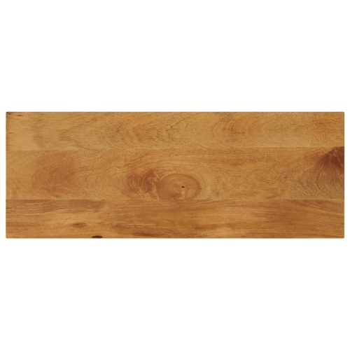 tömör mangófa téglalap alakú asztallap 90x30x2,5 cm