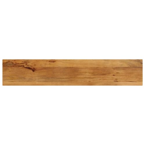 tömör mangófa téglalap alakú asztallap 140x30x2,5 cm