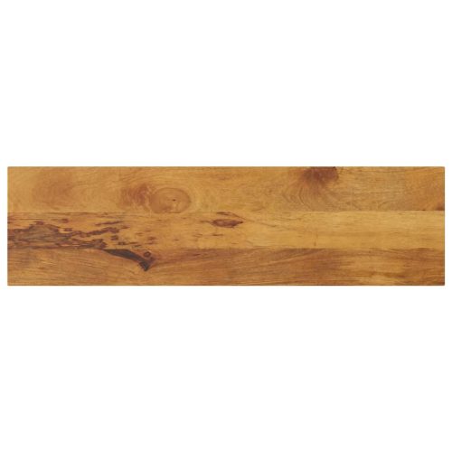 tömör mangófa téglalap alakú asztallap 110x40x2,5 cm