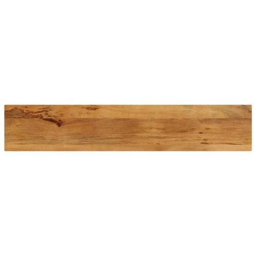 tömör mangófa téglalap alakú asztallap 140x40x2,5 cm