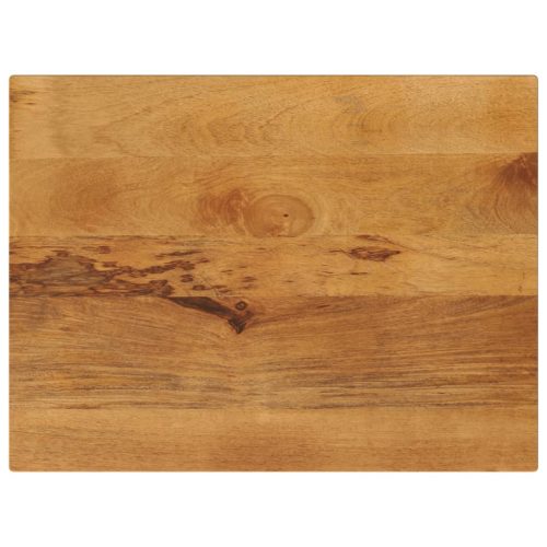 tömör mangófa téglalap alakú asztallap 70x60x3,8 cm