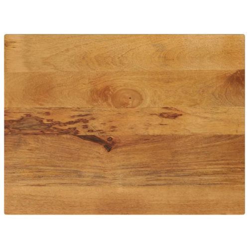 tömör mangófa téglalap alakú asztallap 90x70x3,8 cm
