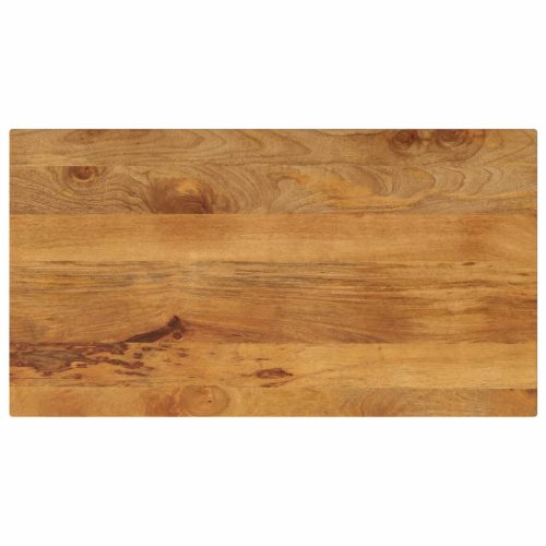 tömör mangófa téglalap alakú asztallap 100x70x3,8 cm