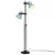 vidaXL kopott kék állólámpa 25 W 25x25x90/140 cm E27