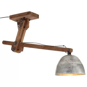   vidaXL vintage ezüst mennyezeti lámpa 25 W 105 x 30 x 65-108 cm E27