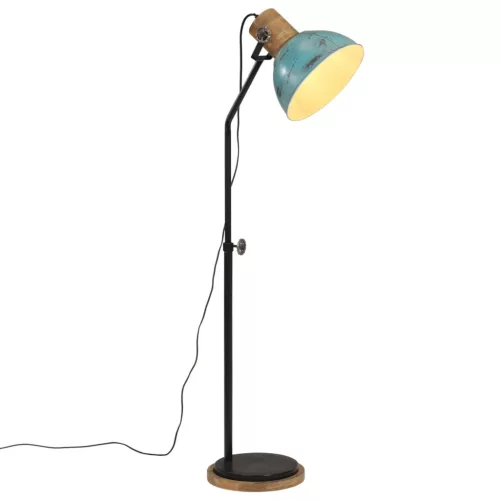 vidaXL kopott kék állólámpa 25 W 30x30x100-150 cm E27