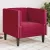 Bordó bársony Chesterfield kanapéfotel