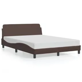 barna műbőr ágykeret Dover 120 x 200 cm