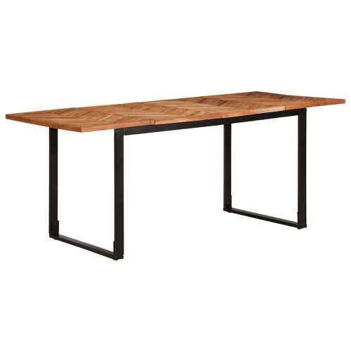 tömör akácfa étkezőasztal 180 x 90 x 75 cm