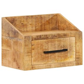 Éjjeli szekrény 40x30x30 cm Tömör fa Rusztikus mangó