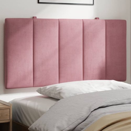 rózsaszín bársony fejtámla párna 100 cm