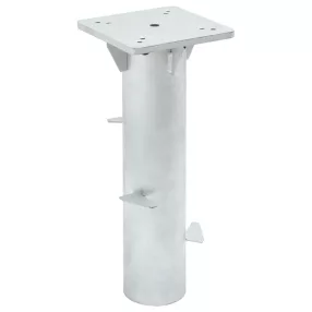   vidaXL ezüstszínű acél beépített napernyő talp 16 x 16 x 39,5 cm