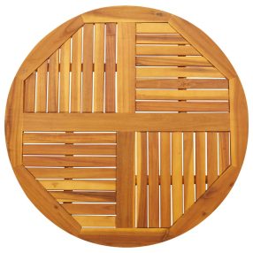 tömör akácfa kerek asztallap Ø90 x 2,2 cm