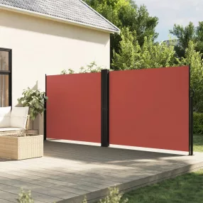terrakotta behúzható oldalsó napellenző 160 x 1200 cm