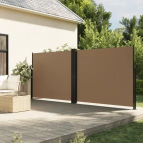 tópszínű behúzható oldalsó napellenző 160 x 1200 cm