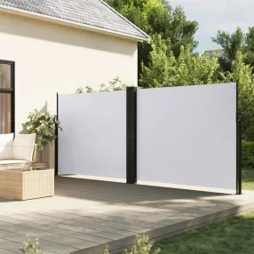 fehér behúzható oldalsó napellenző 180 x 1200 cm