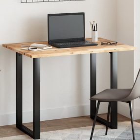 négyszög alakú tömör akácfa asztallap 120 x 70 x 2 cm