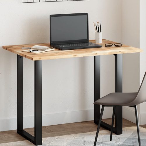 négyszög alakú tömör akácfa asztallap 120 x 70 x 2 cm