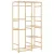 bambusz ruhaállvány polcokkal 100x50x184,5 cm
