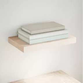 szerelt fa függőpolc 40 x 23,5 x 4 cm