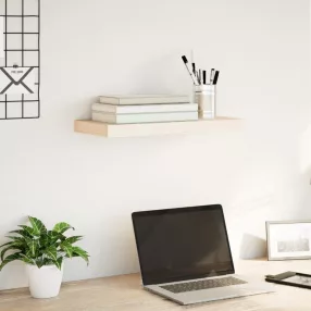 szerelt fa függőpolc 50 x 23,5 x 4 cm