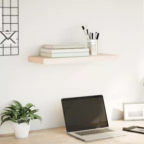 szerelt fa függőpolc 60 x 23,5 x 4 cm