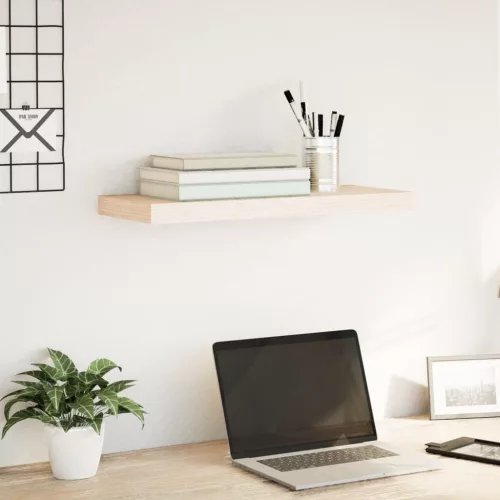 szerelt fa függőpolc 60 x 23,5 x 4 cm