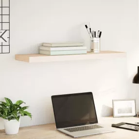 szerelt fa függőpolc 80 x 23,5 x 4 cm