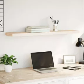 szerelt fa függőpolc 110 x 23,5 x 4 cm