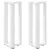 vidaXL 2 db fehér, T-alakú acél konzolasztal láb 38x25x(72-73) cm