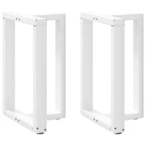   vidaXL 2 db fehér, T-alakú étkezőasztal láb 50x35x(72-73) cm acél étkezőasztal láb