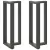 vidaXL 2 db antracitszürke T-alakú acél bárasztalláb 40x35x(100-101) cm