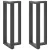 vidaXL 2 db antracitszürke T-alakú acél bárasztalláb 50x35x(100-101) cm