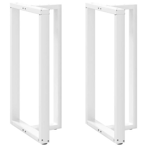 2 db T-alakú bárasztalláb, fehér, 60x35x(110-111) cm, acél
