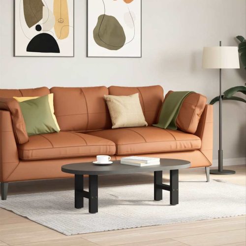 2 db fekete acél dohányzóasztal láb 40 x (30-31) cm